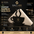 Custom Coffee Cup Napkin Holder | Personalized 3D Printed Table Napkin Dispenser