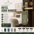 Custom Hotel Door Hanger | Personalized Do Not Disturb Sign