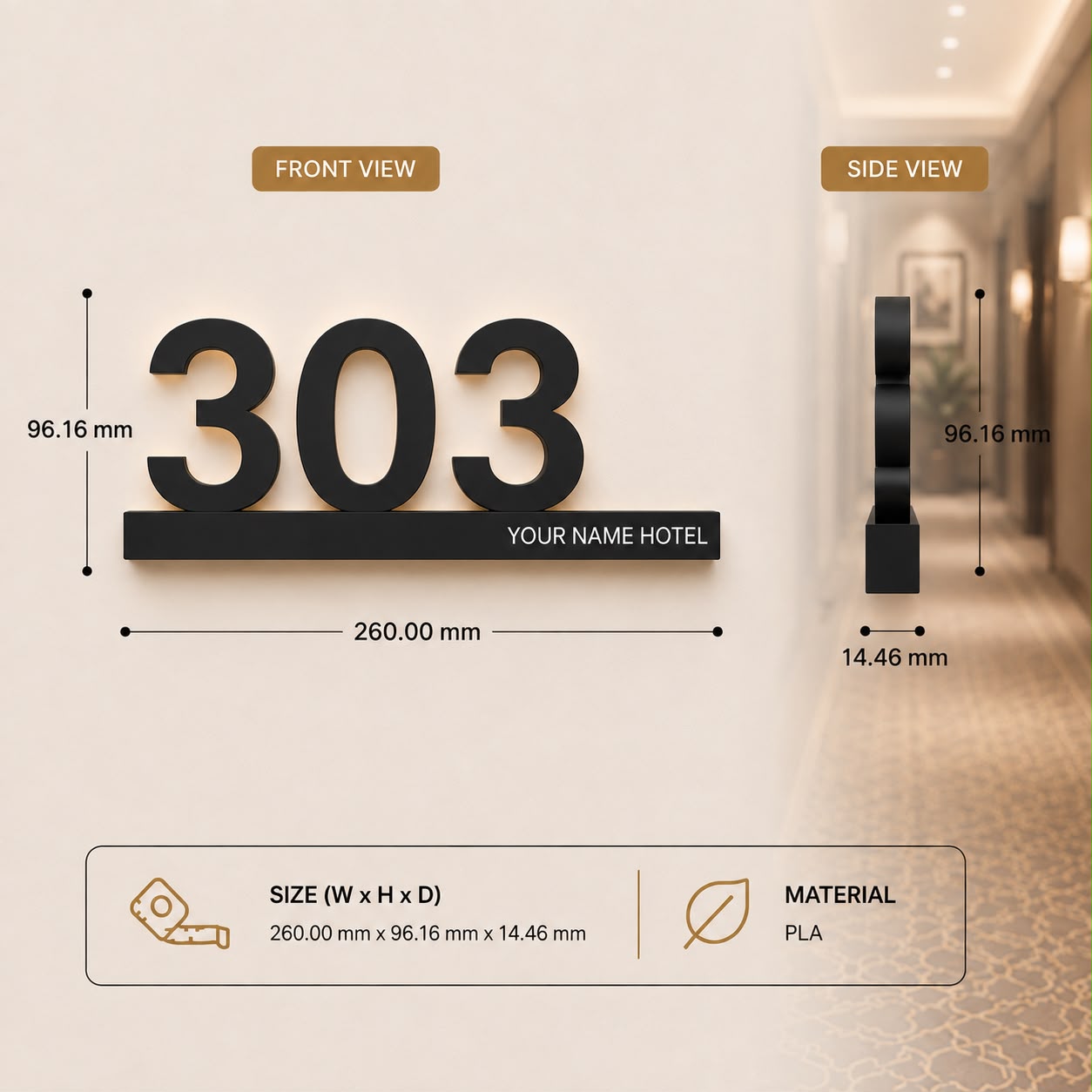 Room Number Signs